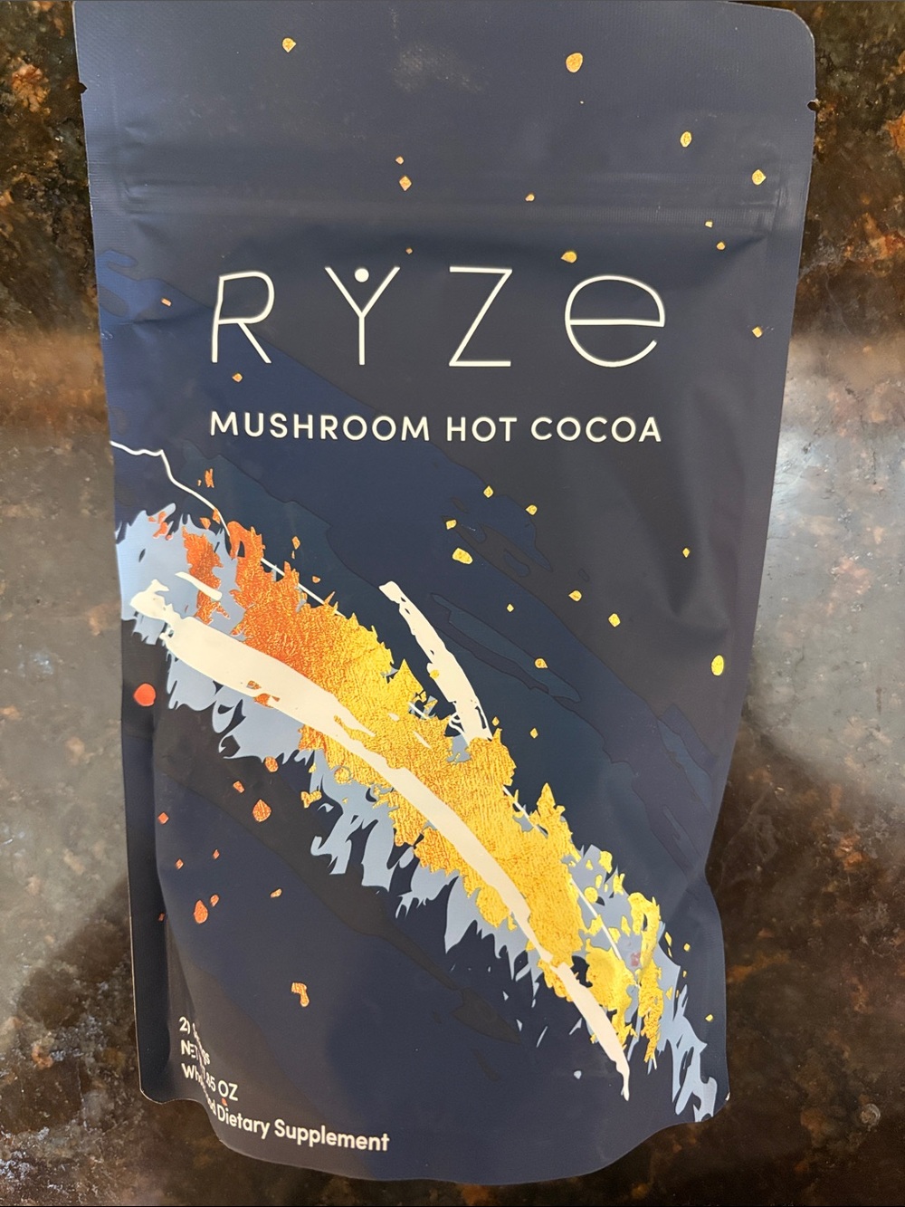 Mushroom Hot Cocoa - Navy Blue